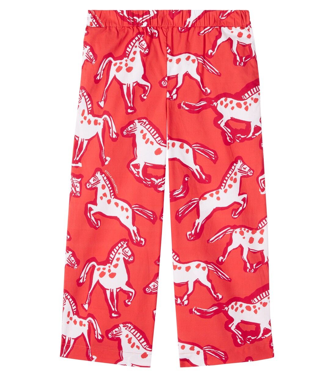 Horse印花棉质府绸裤装 | Stella McCartney Kids