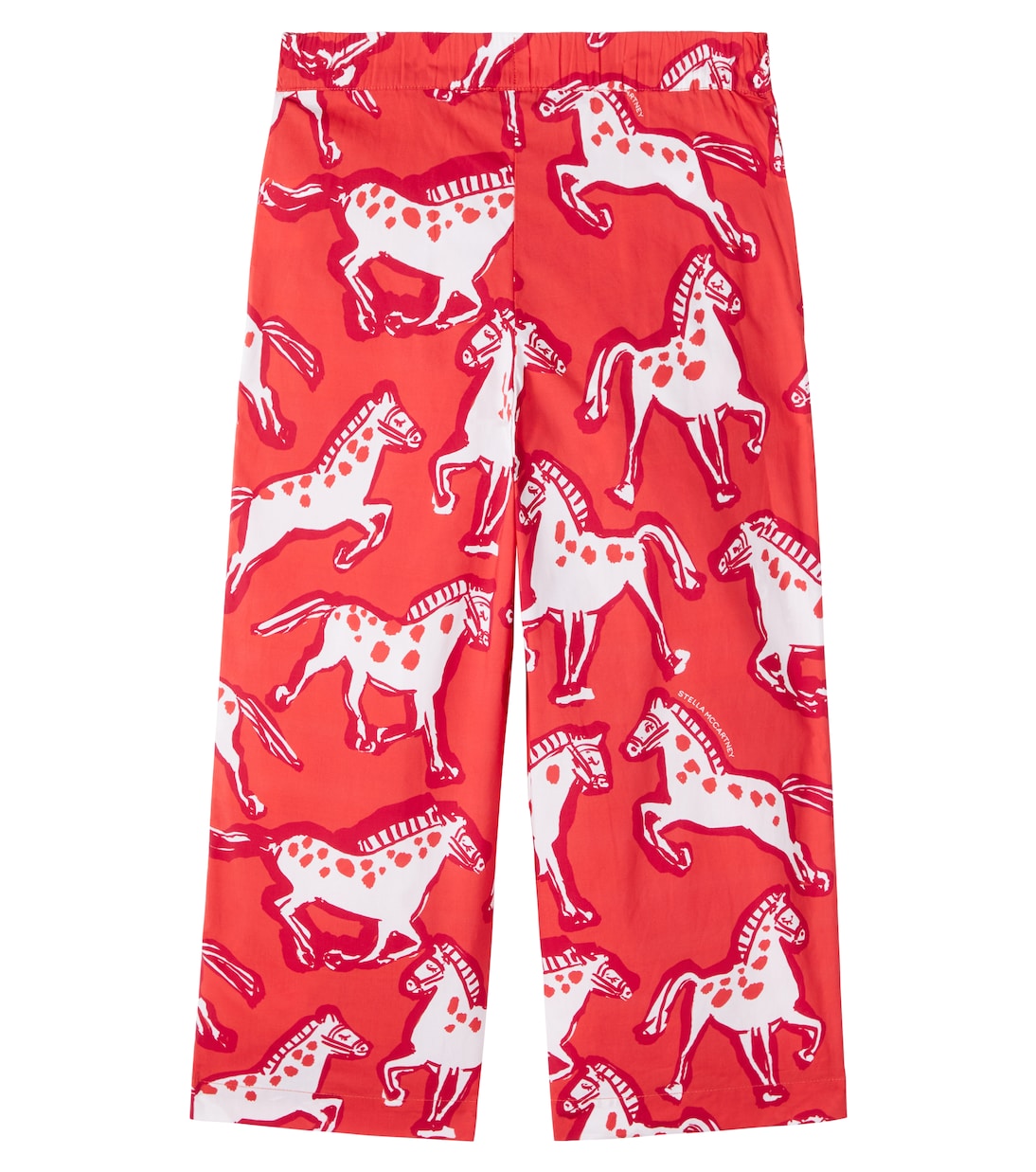Horse印花棉质府绸裤装 | Stella McCartney Kids