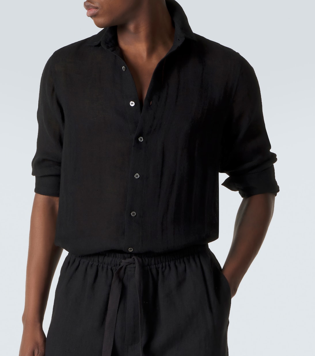 Hemd Dewas aus Leinen | Le Kasha