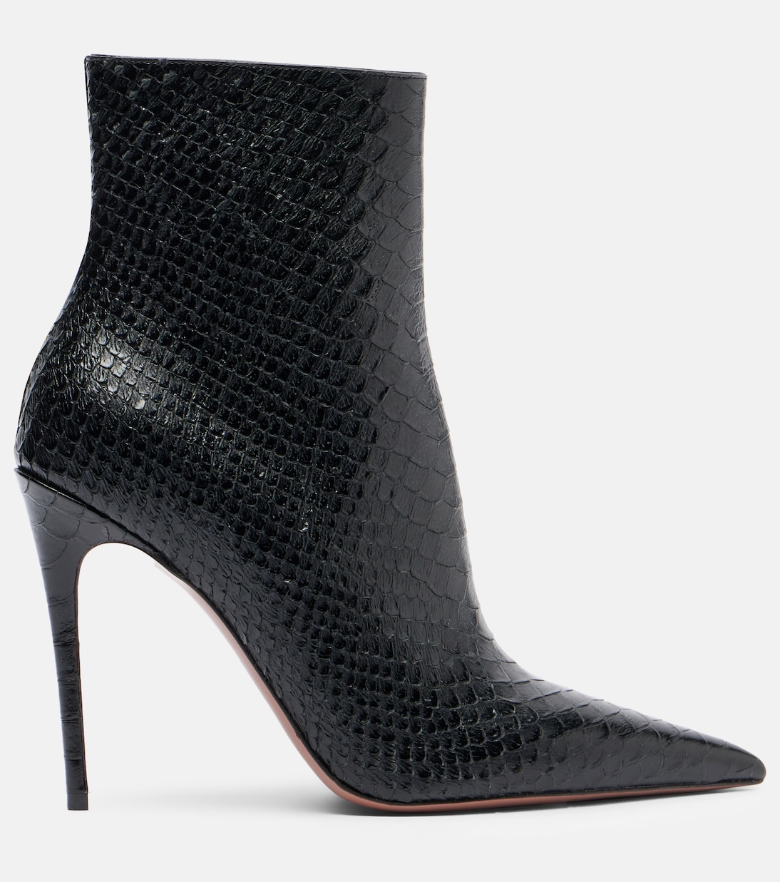 Vera 105 snake-effect leather ankle boots | Paris Texas