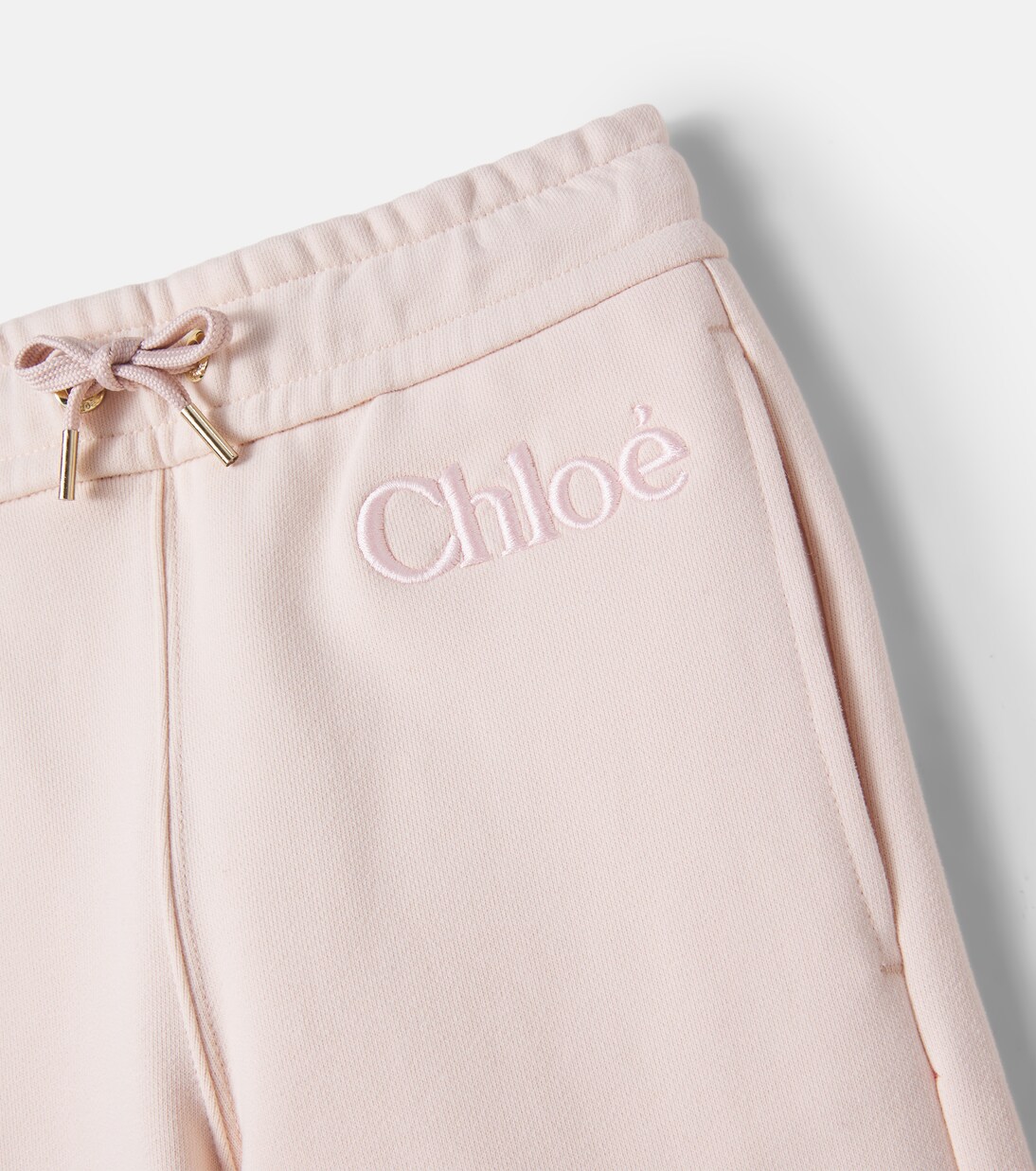 Logo cotton sweatpants | Chloé Kids