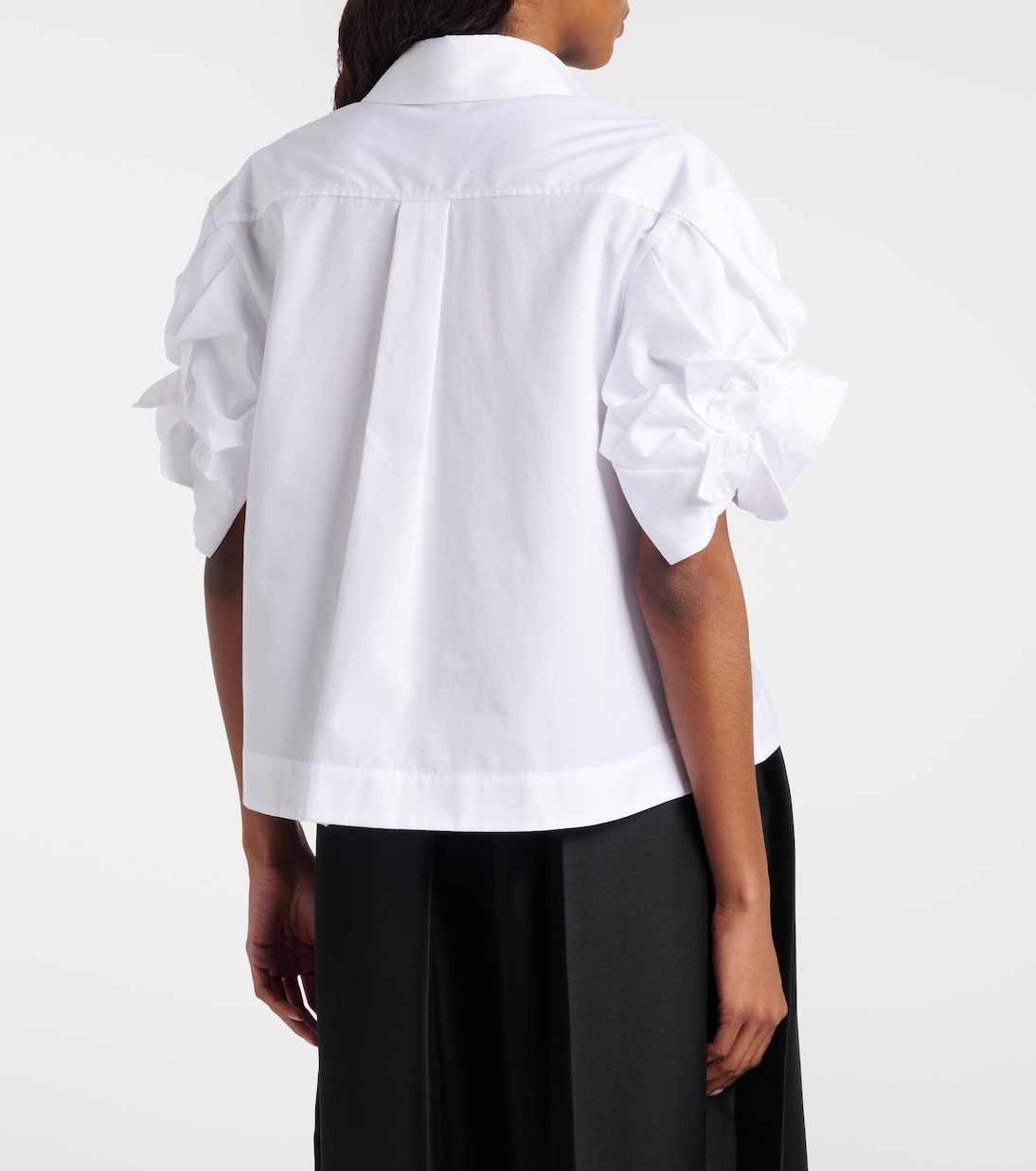 Puff-sleeve cotton shirt | Simone Rocha
