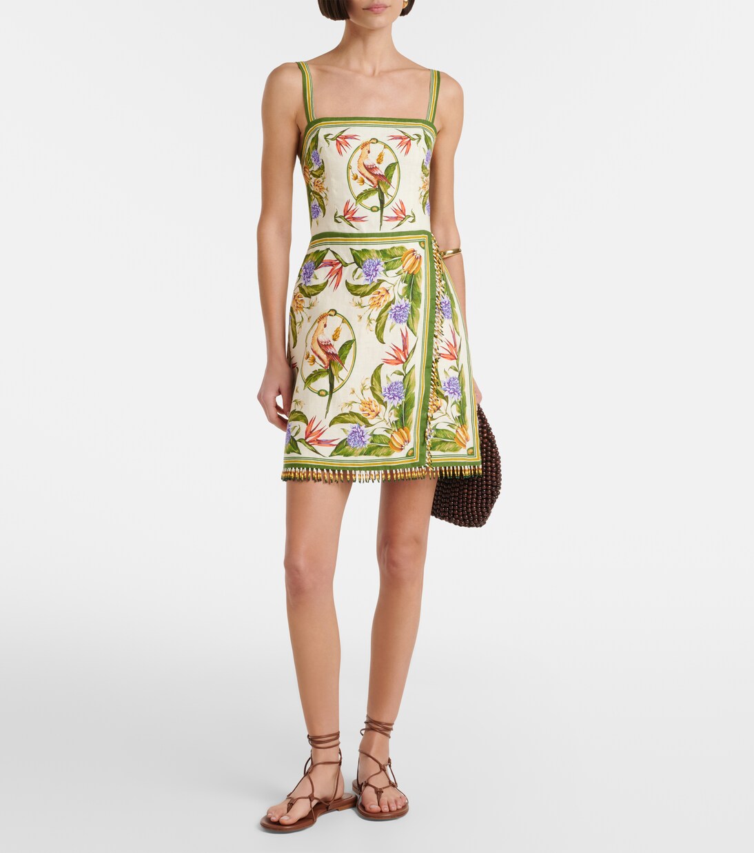 Printed linen minidress | Farm Rio