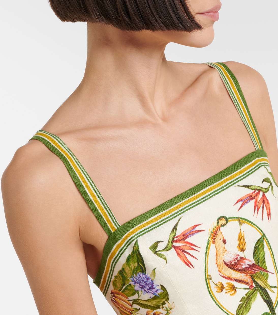 Printed linen minidress | Farm Rio