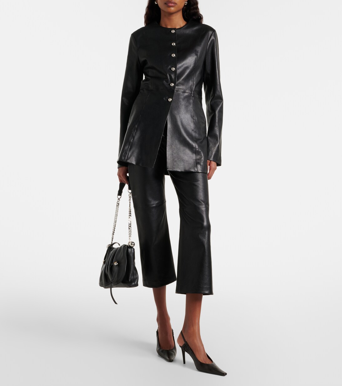 Chaqueta Parlor de piel | Nour Hammour