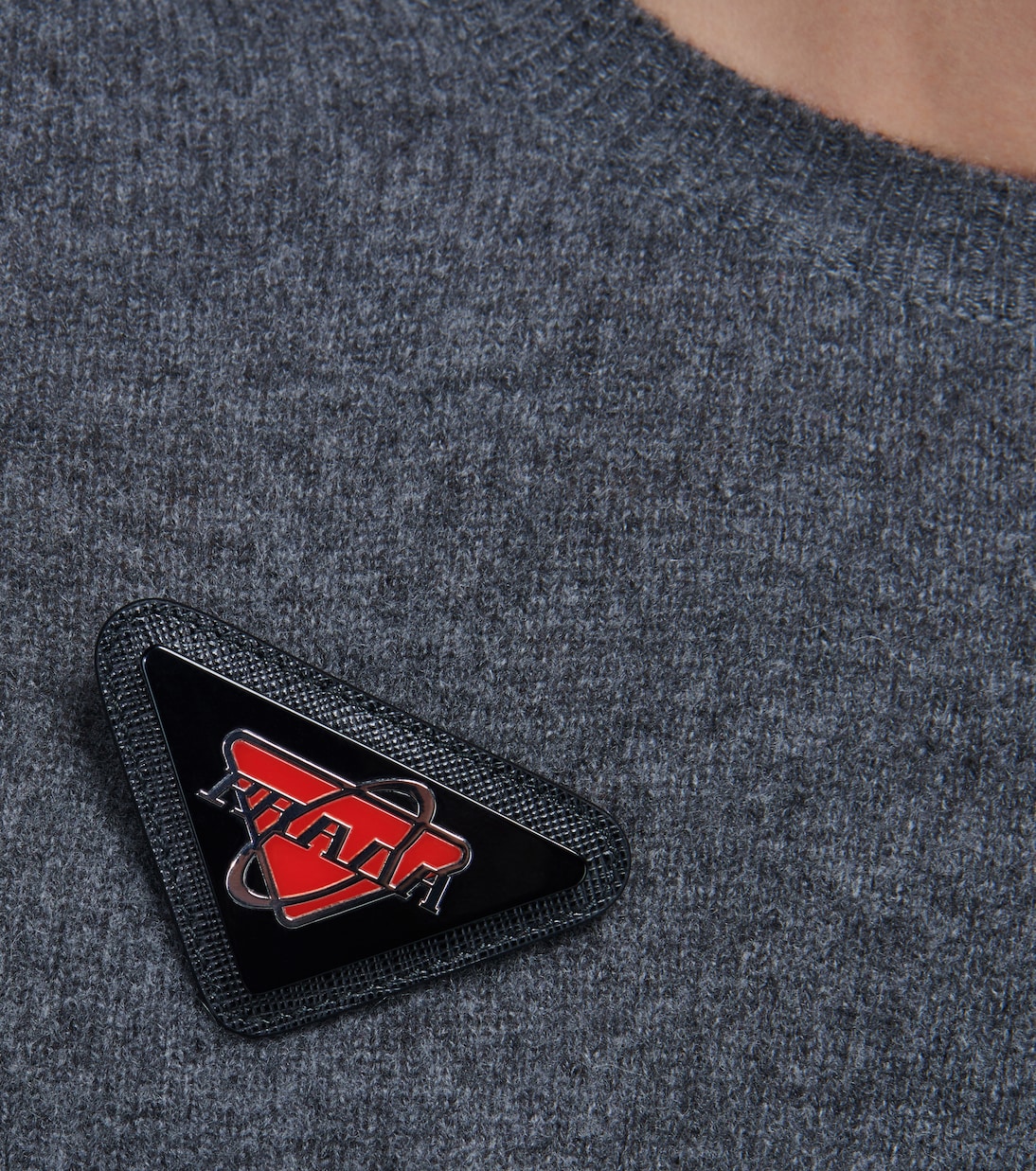 Patch mit Leder | Prada