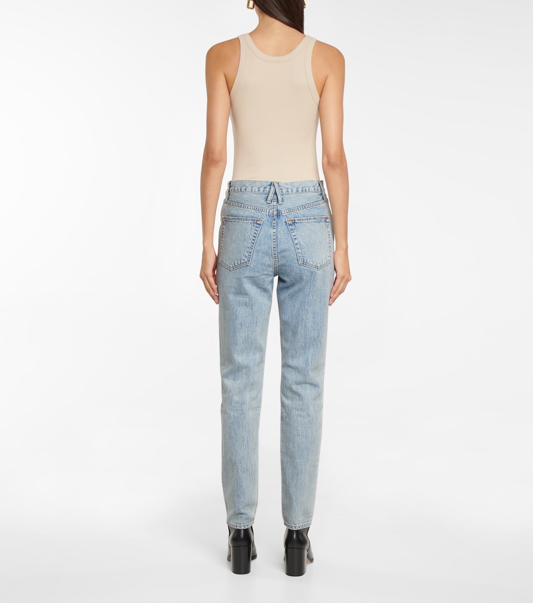 Beatnik high-rise distressed jeans | Slvrlake