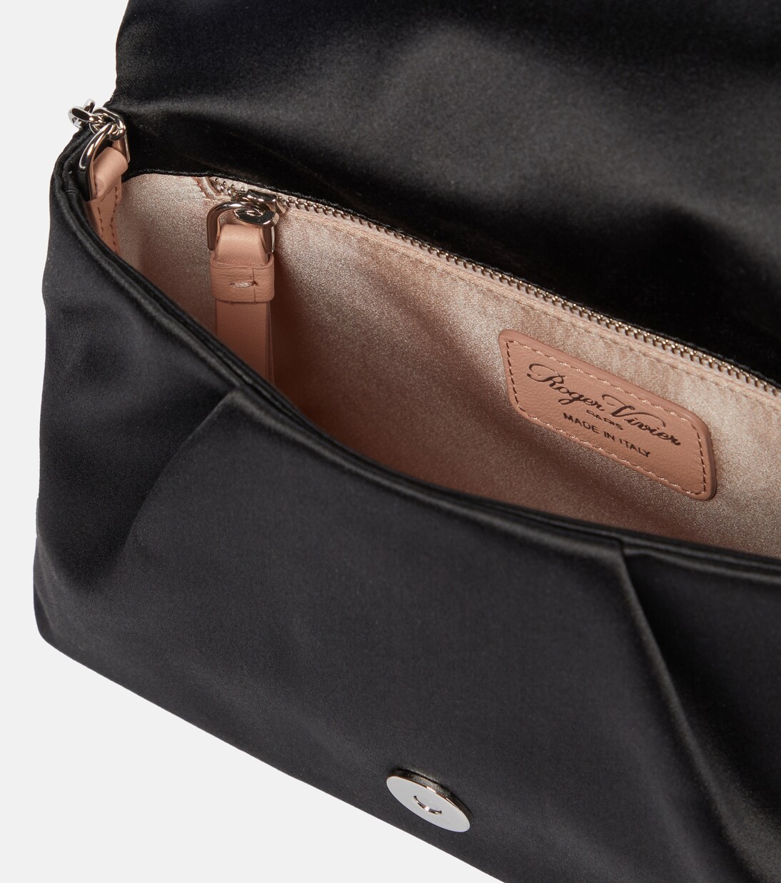 Sac porté épaule RV Bouquet en satin | Roger Vivier