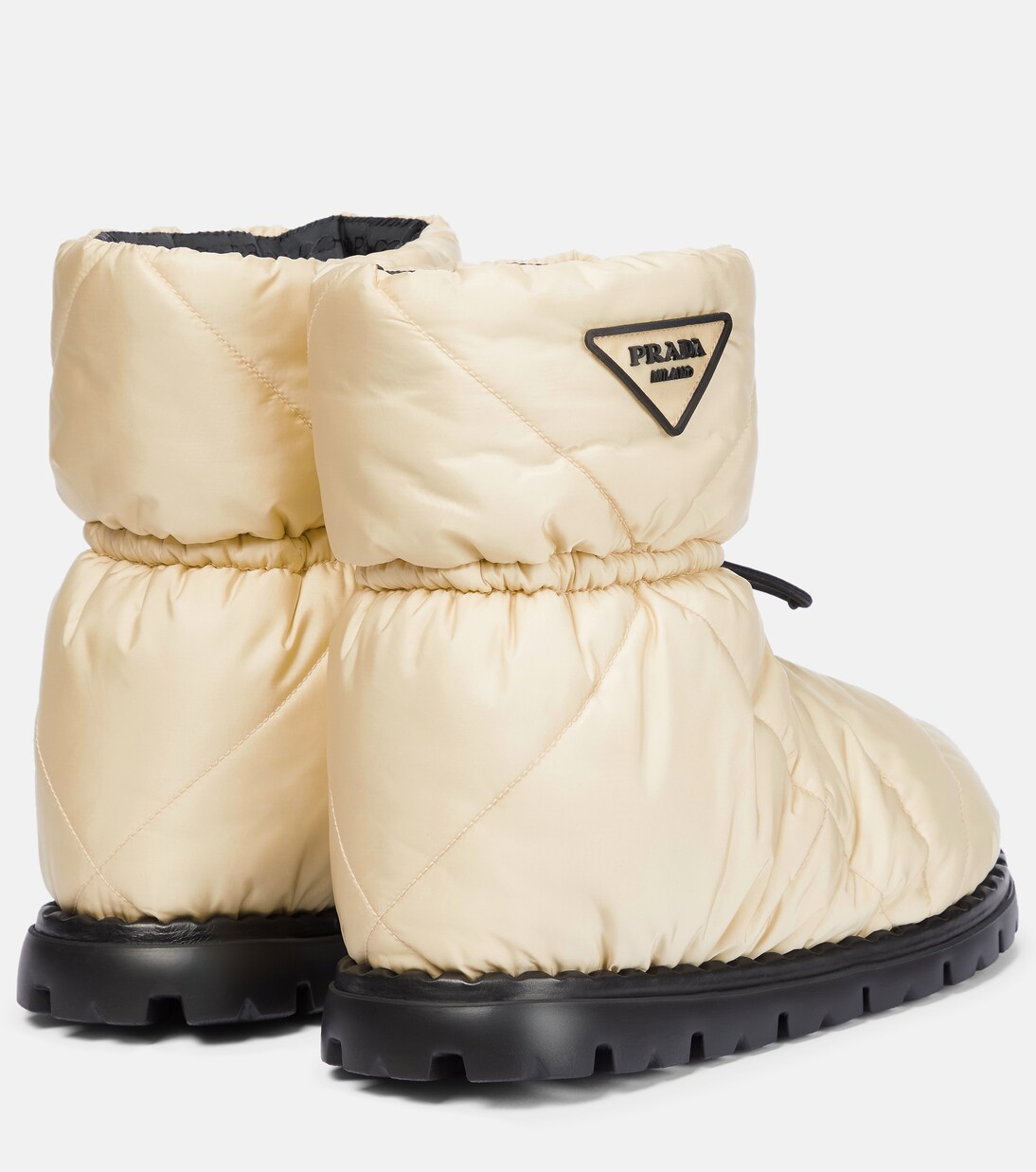 Stivaletti doposcì in nylon trapuntato | Prada