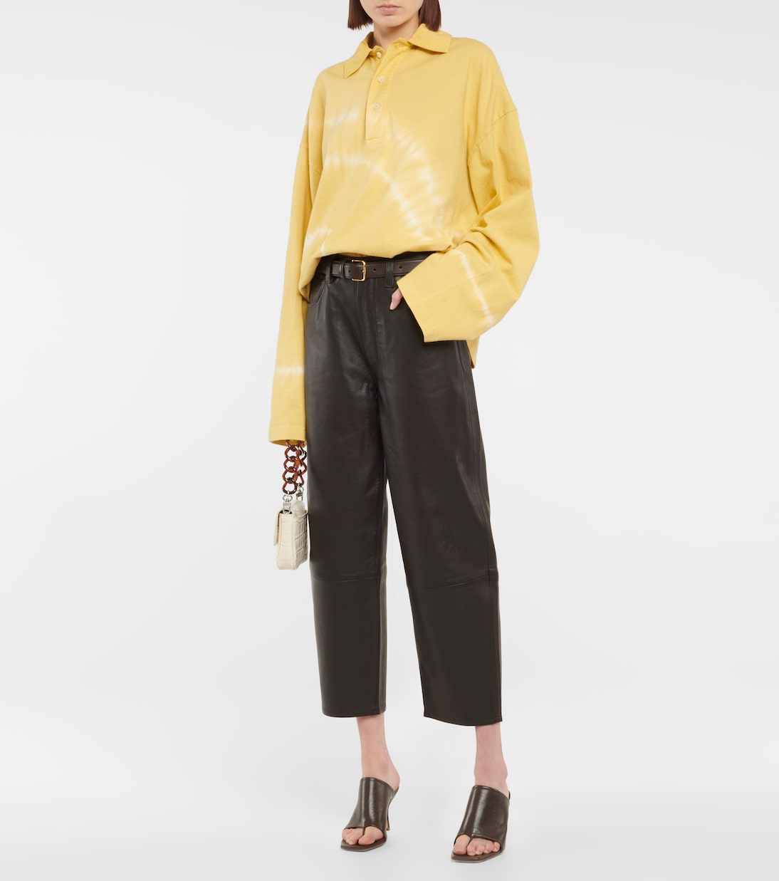 Calista straight leather pants | Citizens of Humanity