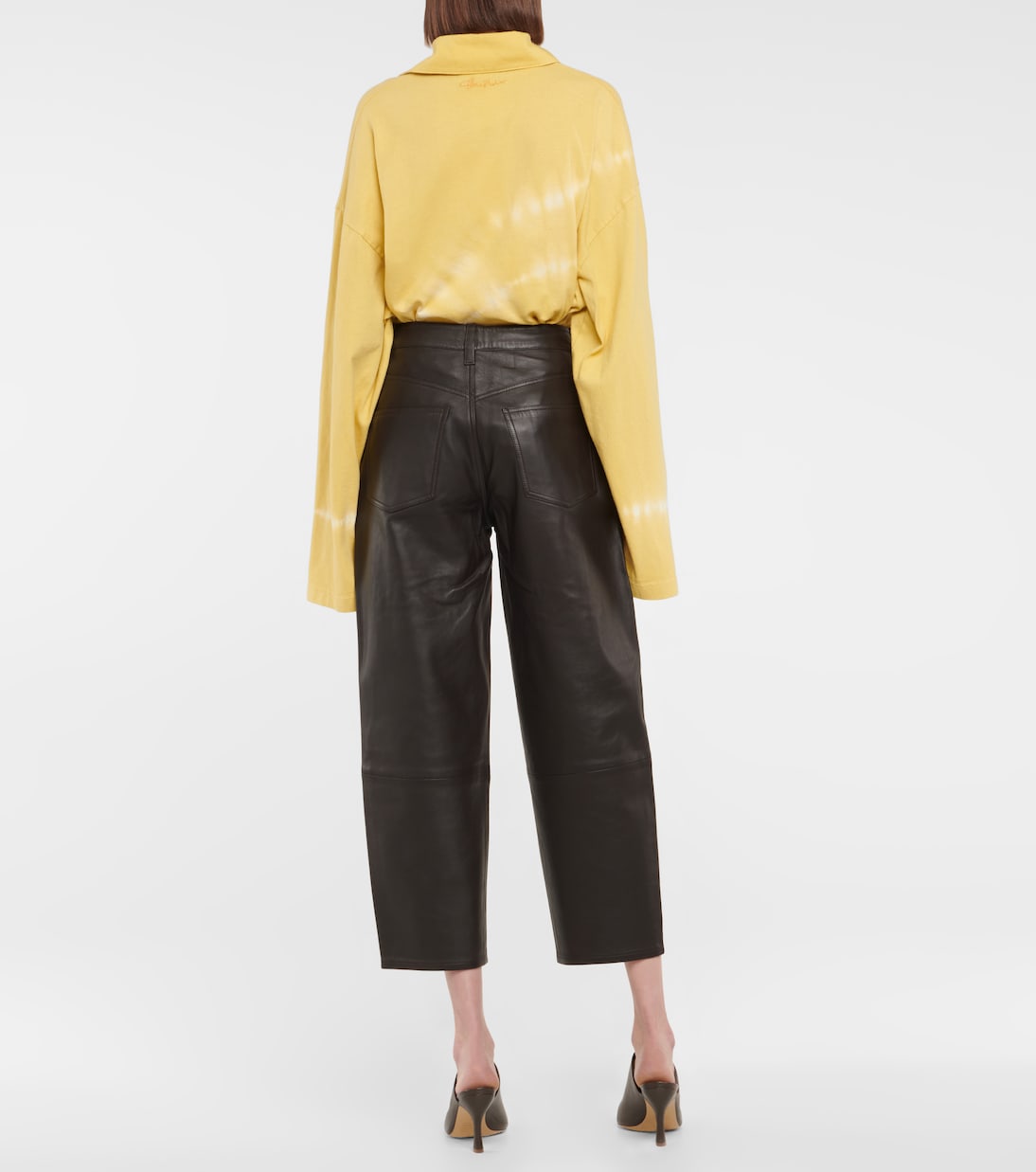 Calista straight leather pants | Citizens of Humanity