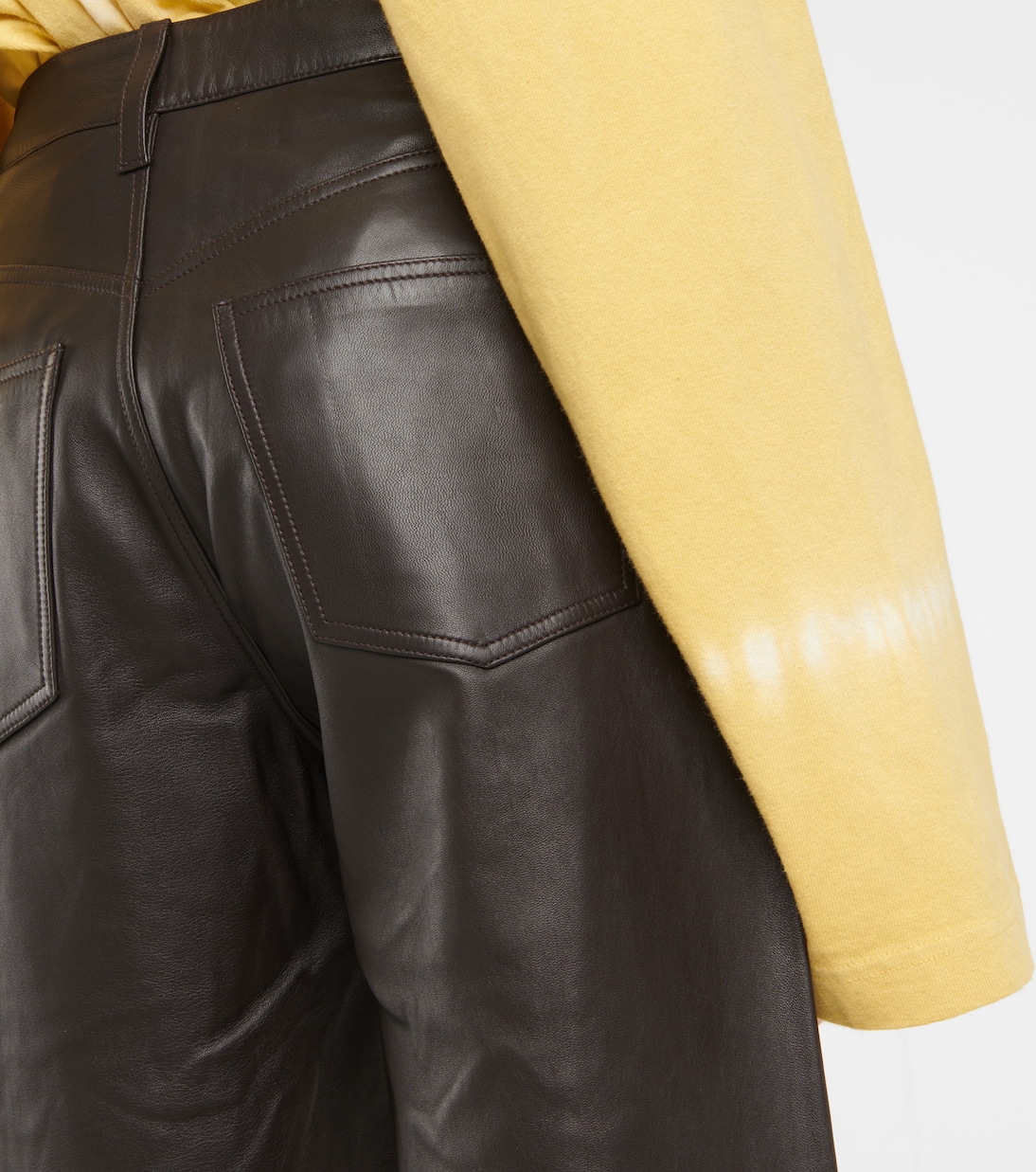 Calista straight leather pants | Citizens of Humanity