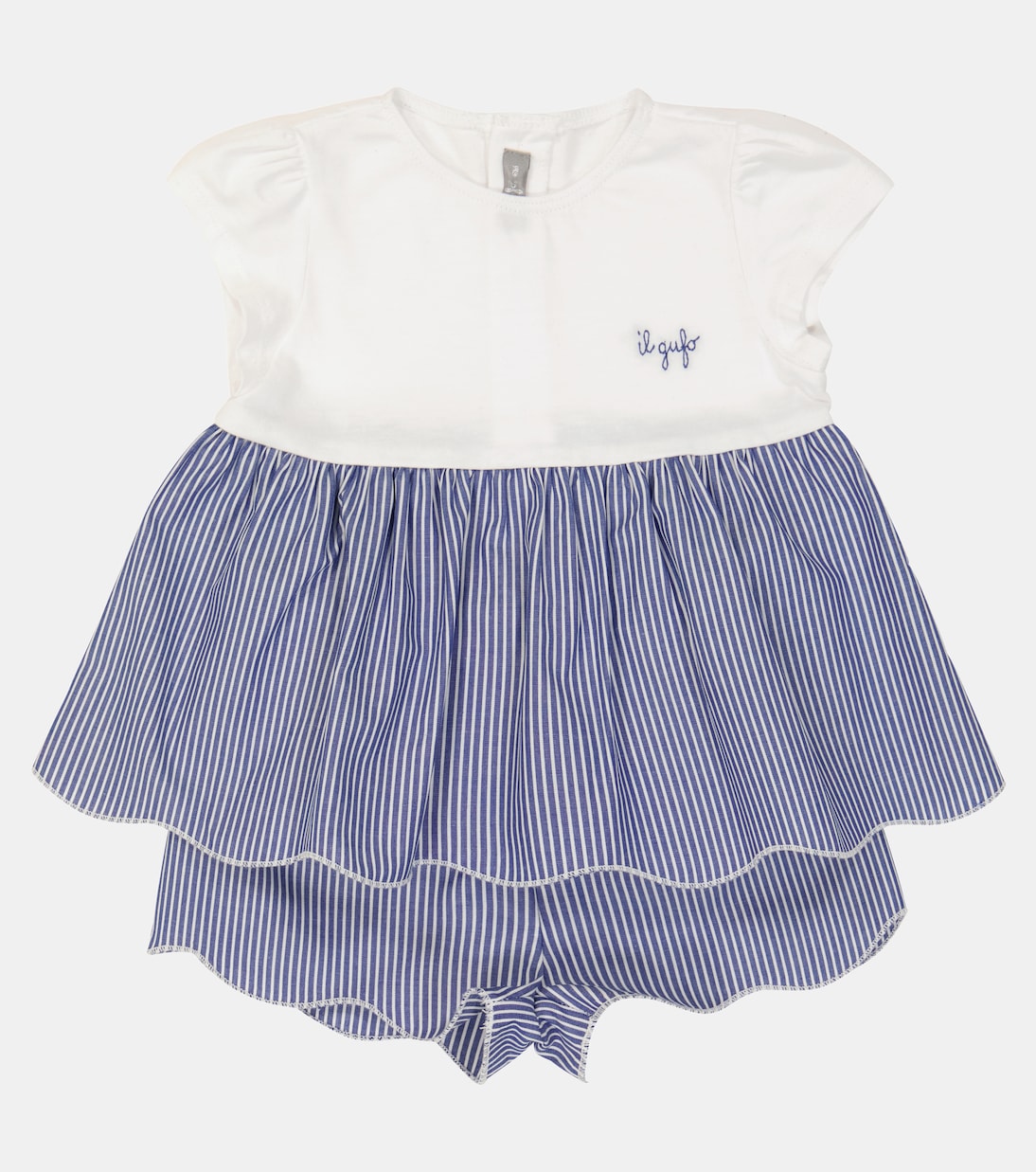 Baby - Abito e culottes in cotone | Il Gufo