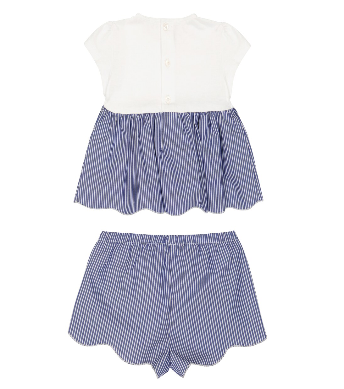 Baby - Abito e culottes in cotone | Il Gufo