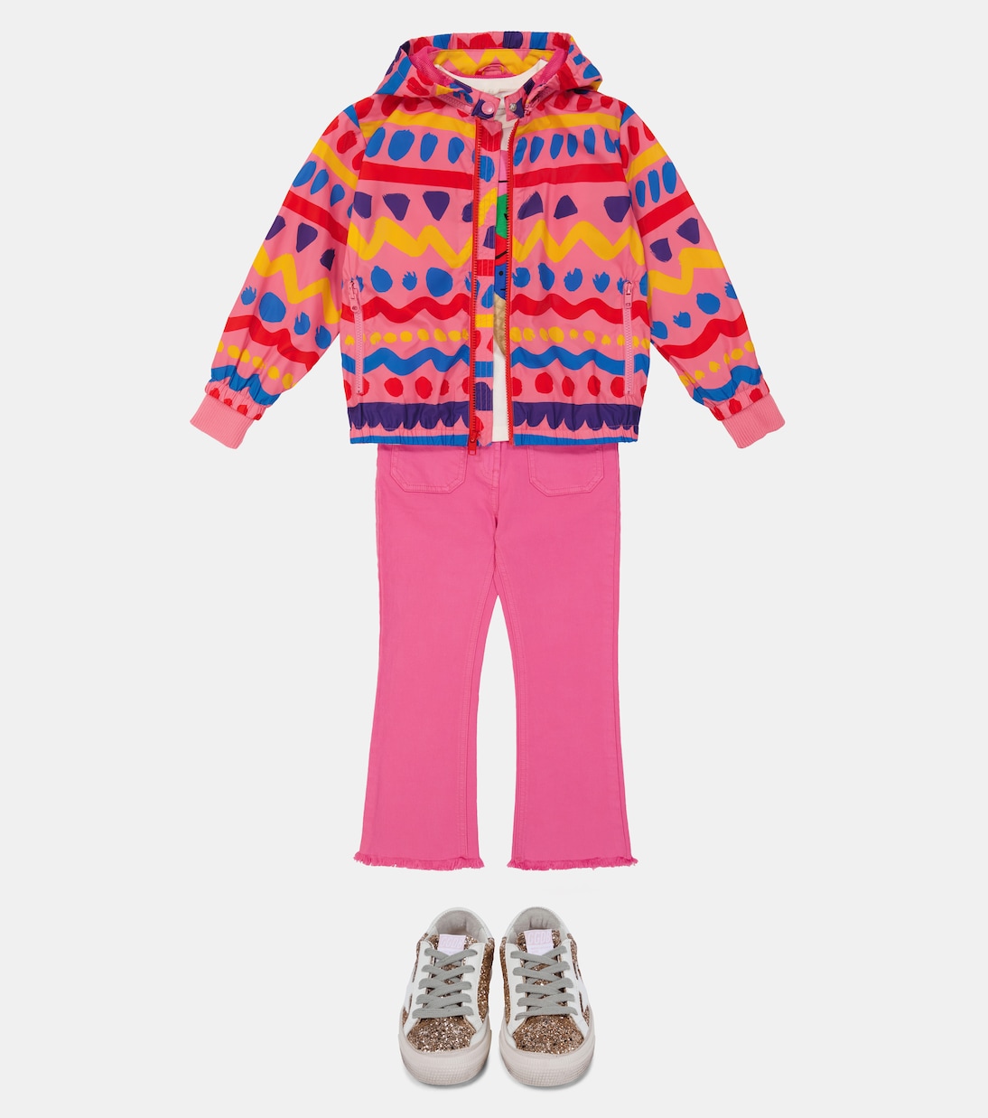 Printed rain jacket | Stella McCartney Kids