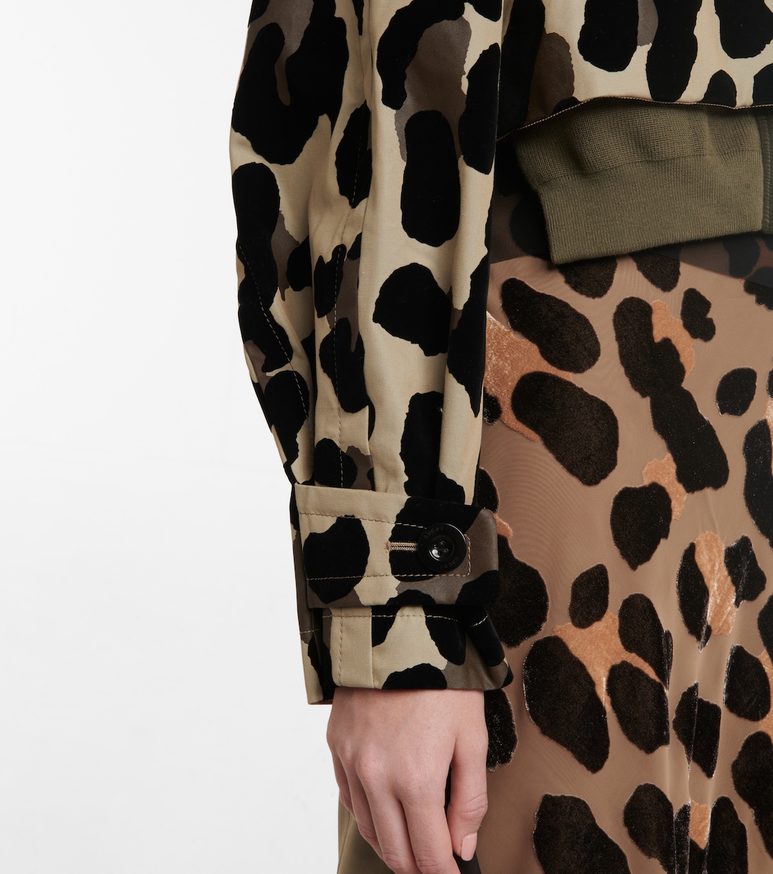 Chaqueta con estampado animal | Sacai
