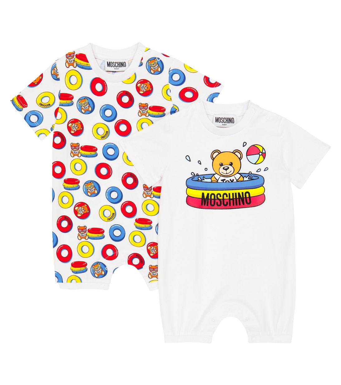 Baby - Set di 2 body in jersey | Moschino Kids
