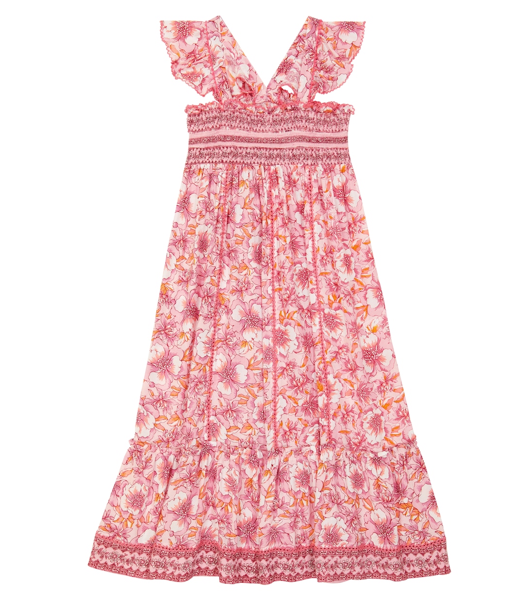 Cindy floral smocked dress | Poupette St Barth Kids