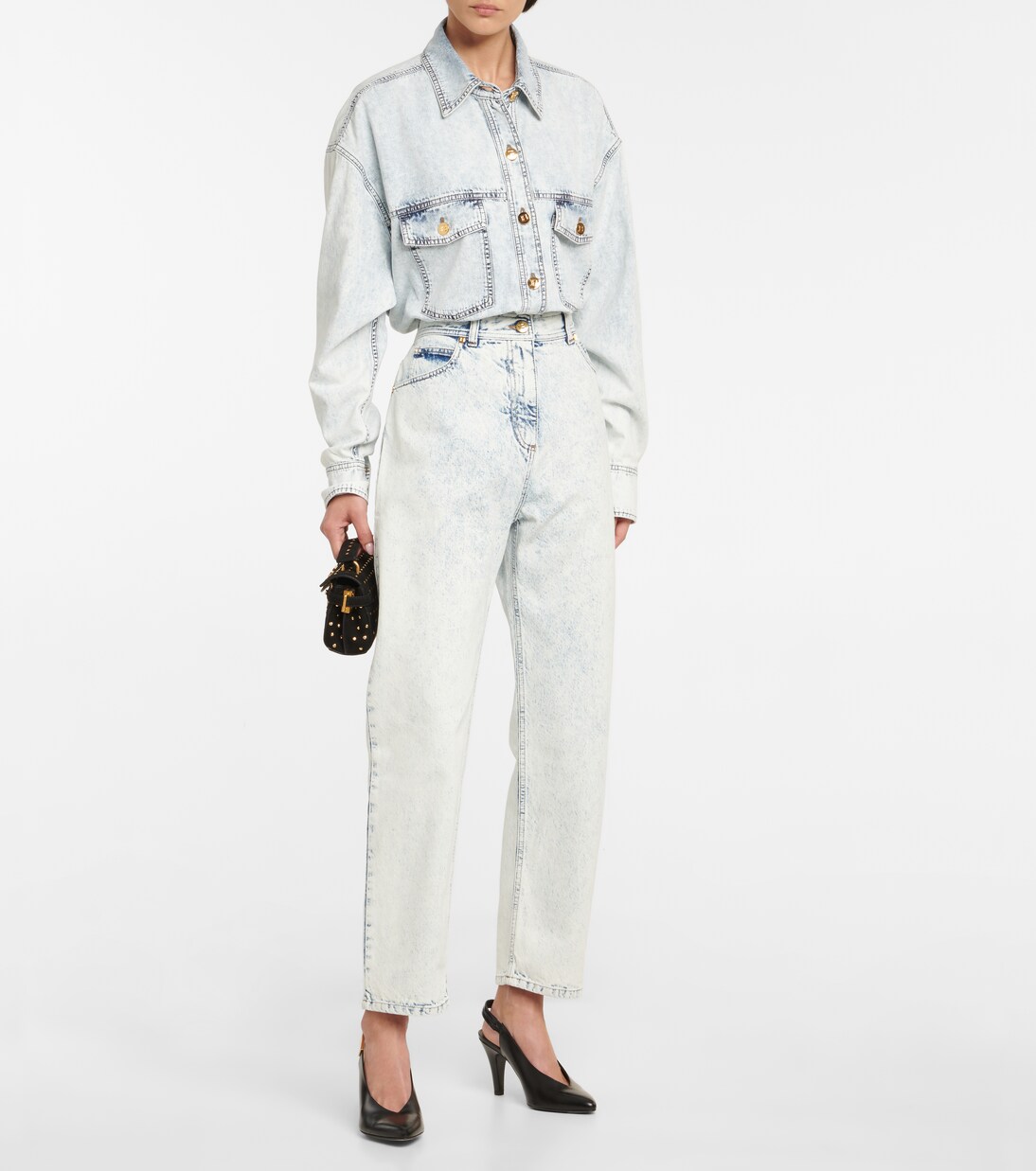 High-rise boyfriend jeans | Balmain