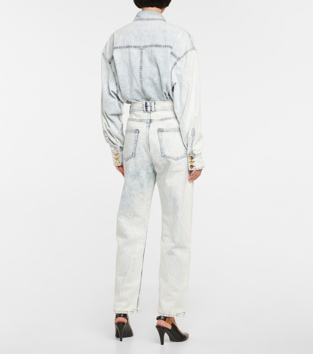 High-rise boyfriend jeans | Balmain