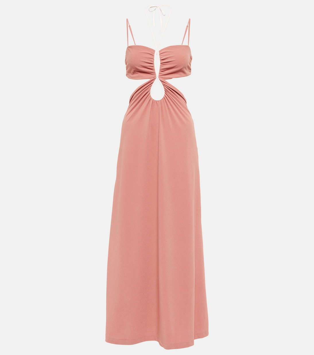 Vestido largo con aberturas | Johanna Ortiz