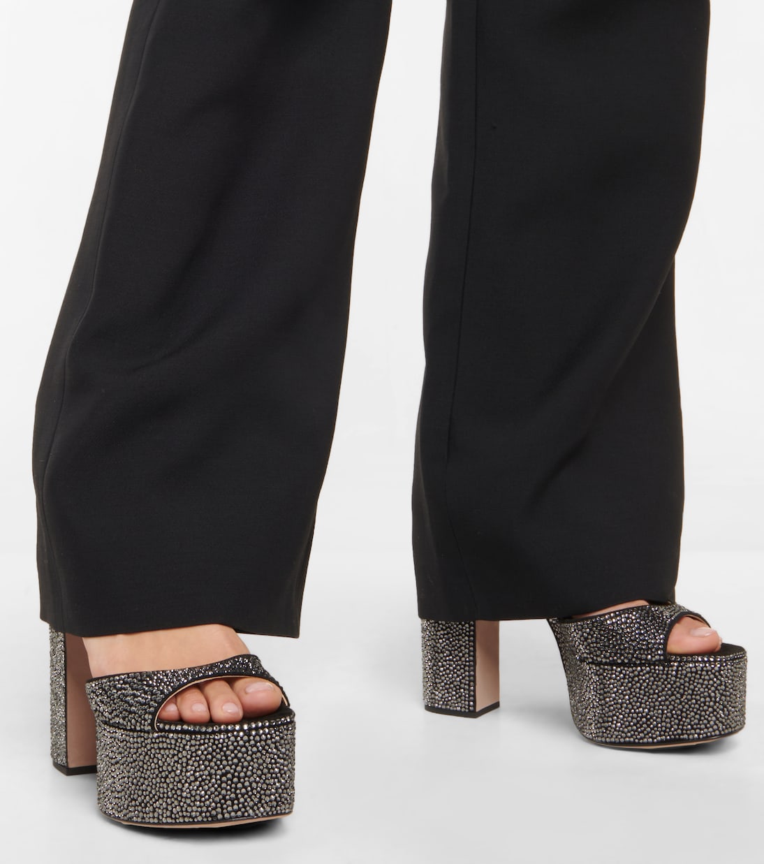 Tan-Go embellished platform sandals | Valentino Garavani