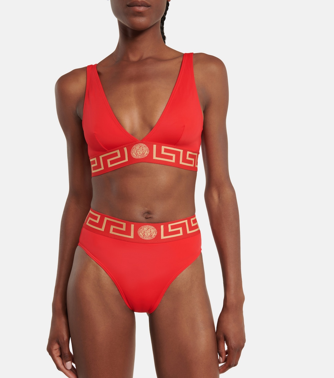 Greca Border bikini bottoms | Versace