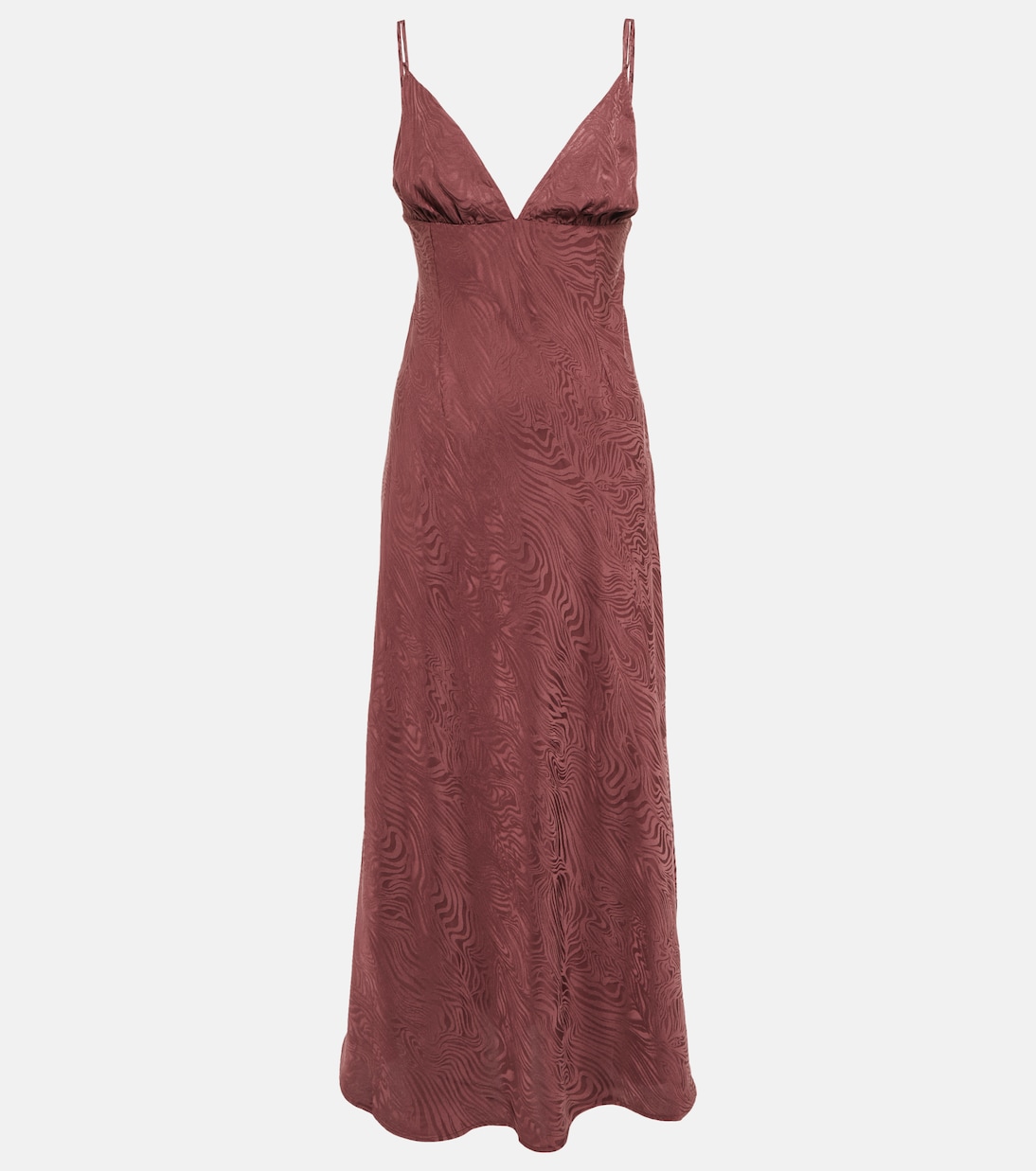 Abito lungo Palermo in jacquard | Rixo