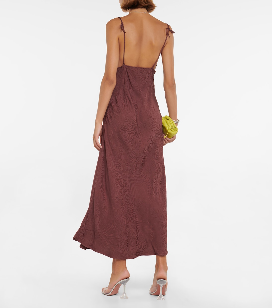 Abito lungo Palermo in jacquard | Rixo