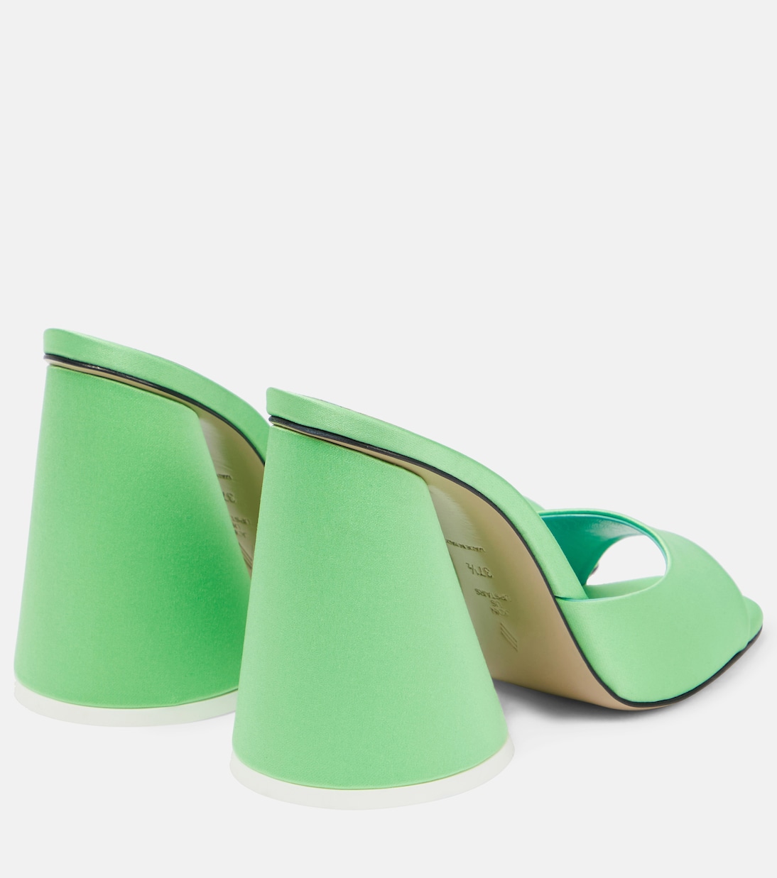 Pantoletten Luz aus Satin | The Attico