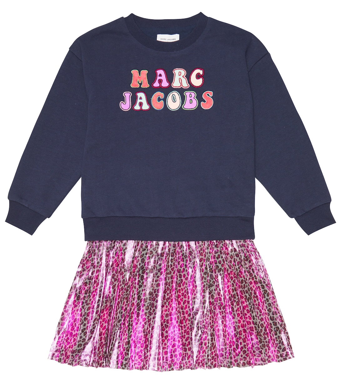 Embroidered leopard print dress | Marc Jacobs Kids