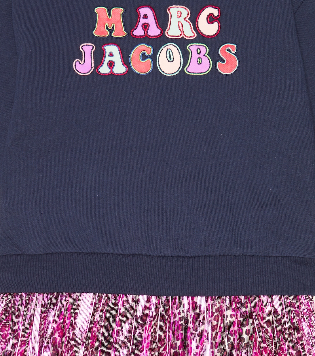 Embroidered leopard print dress | Marc Jacobs Kids