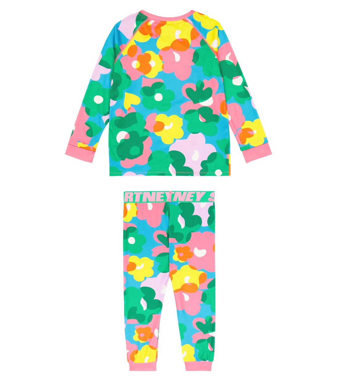 Felpa e pantaloni in cotone con stampa | Stella McCartney Kids