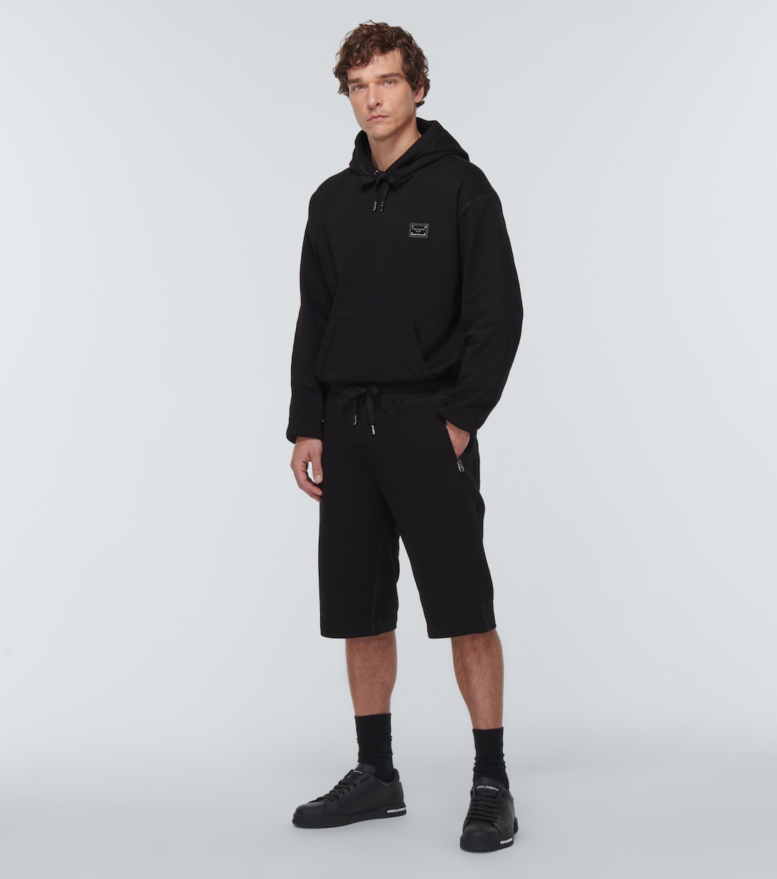 Shorts deportivos de algodón | Dolce&Gabbana