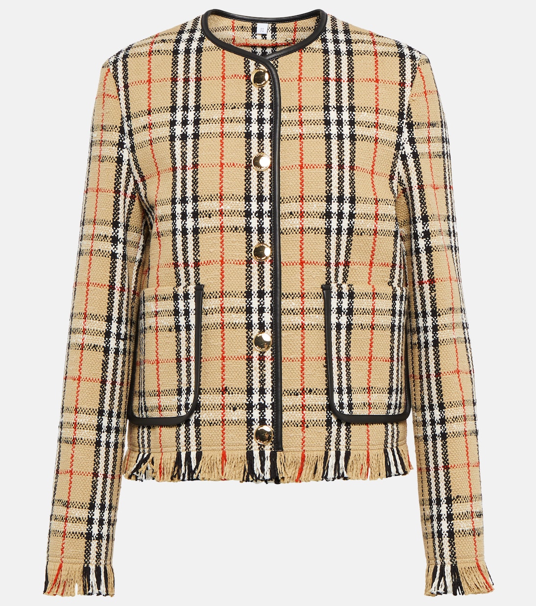 Cotton and wool-blend jacket | Burberry