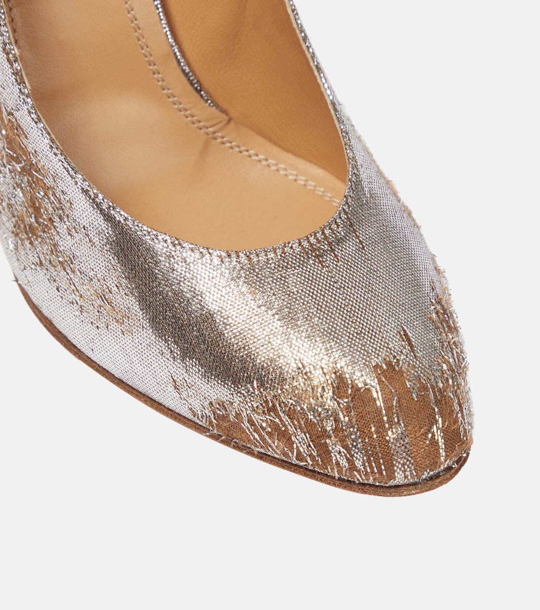 Pumps metallizzate effetto distressed | Maison Margiela