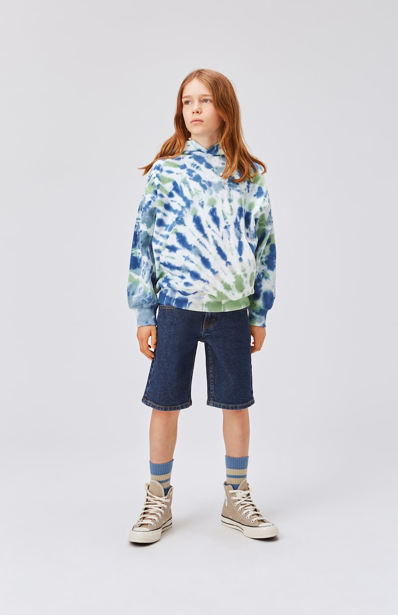Maxx tie-dye cotton hoodie | Molo