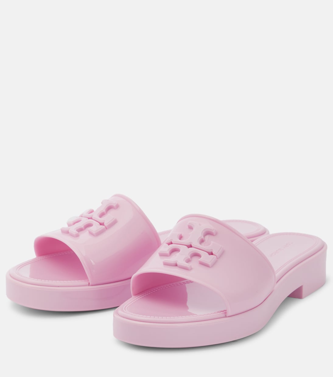 Eleanor Jelly Double T slides | Tory Burch