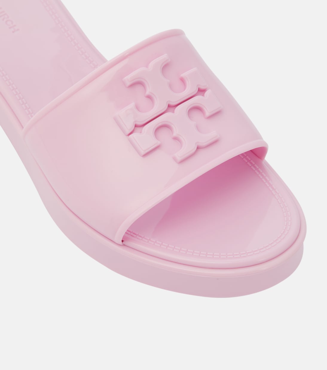 Eleanor Jelly Double T slides | Tory Burch