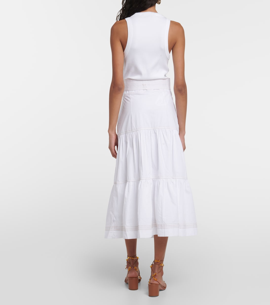 Austyn cotton-blend midi dress | Veronica Beard