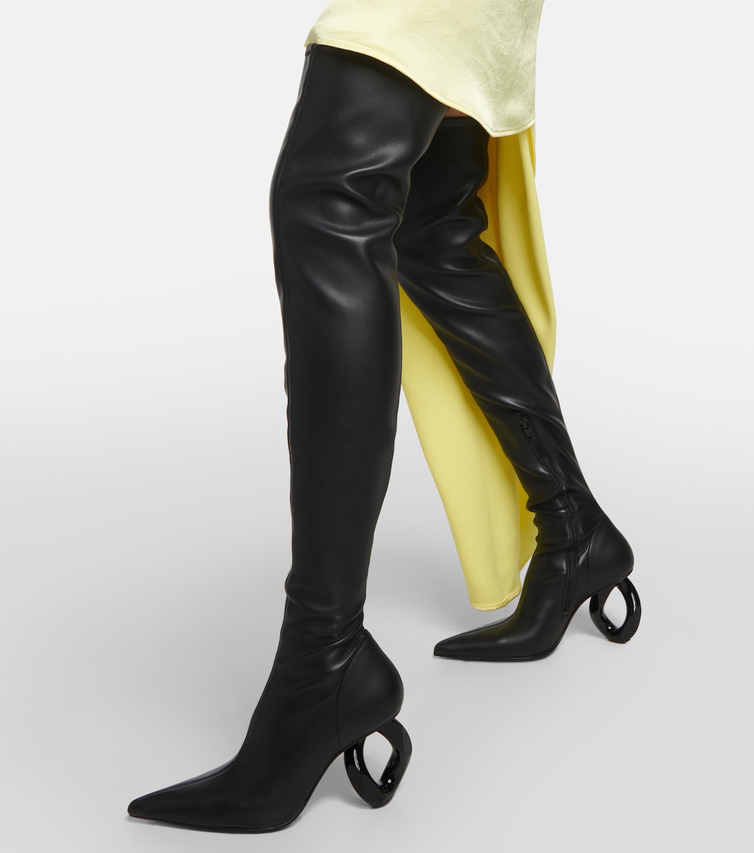Botas mosqueteras Chain de piel | JW Anderson