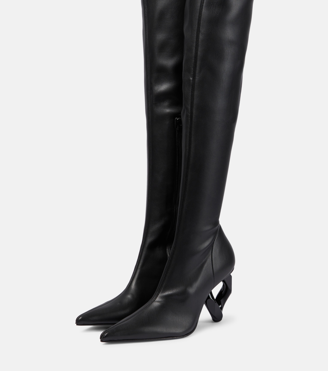 Botas mosqueteras Chain de piel | JW Anderson