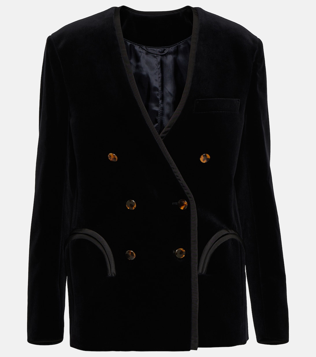 Jealousy double-breasted cotton blazer | Blazé Milano
