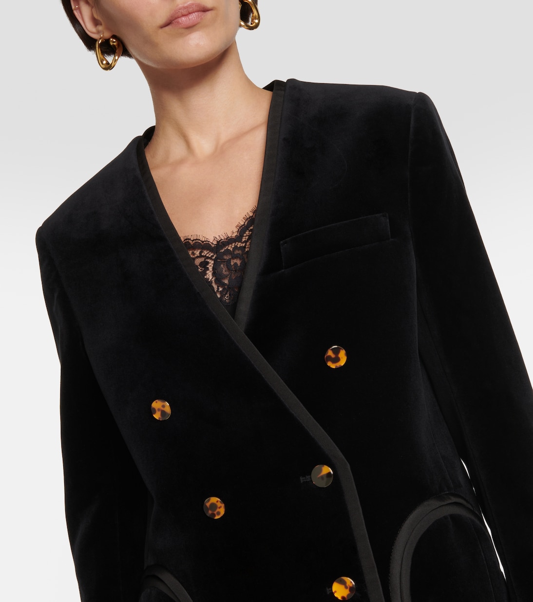 Jealousy double-breasted cotton blazer | Blazé Milano
