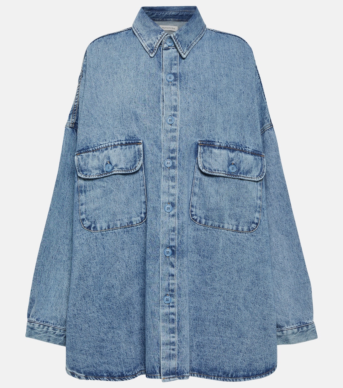 Dallas oversized denim shirt | The Frankie Shop