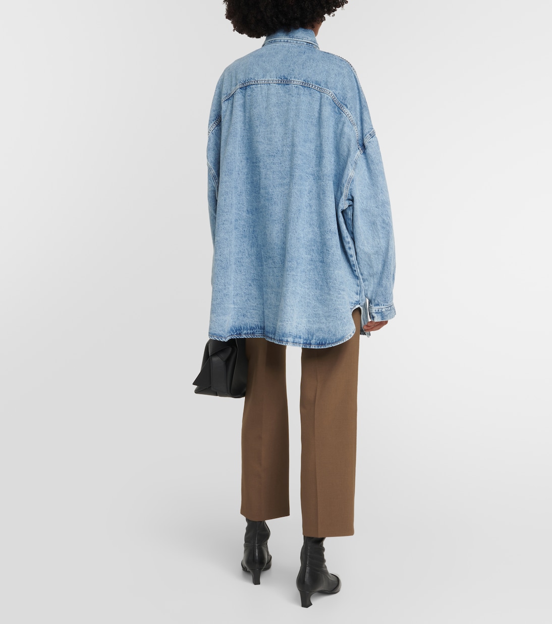 Dallas oversized denim shirt | The Frankie Shop