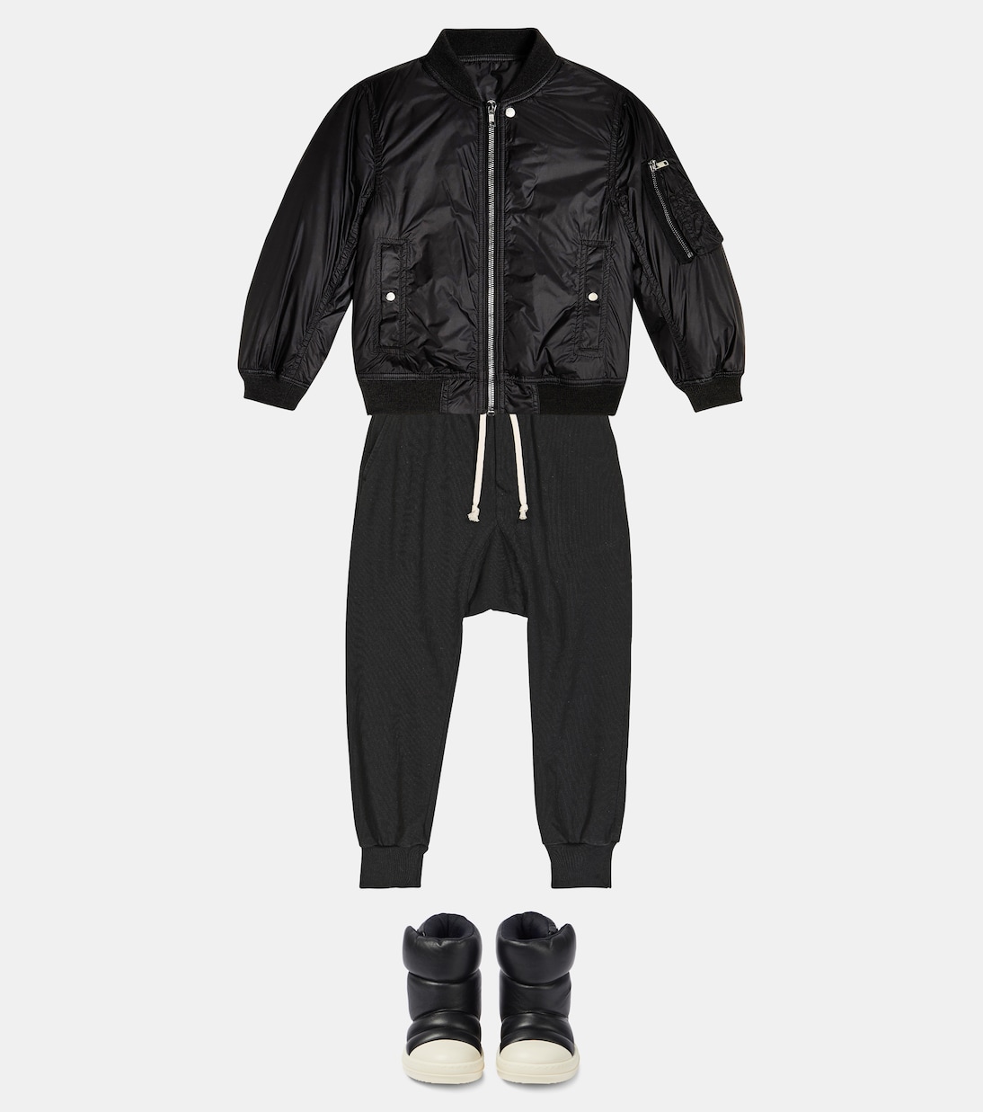 Bottes en cuir | Rick Owens Kids