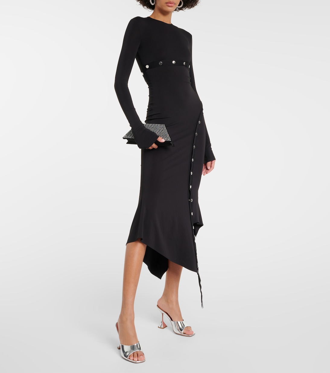 Pochette Superamini Yigit en satin | Amina Muaddi