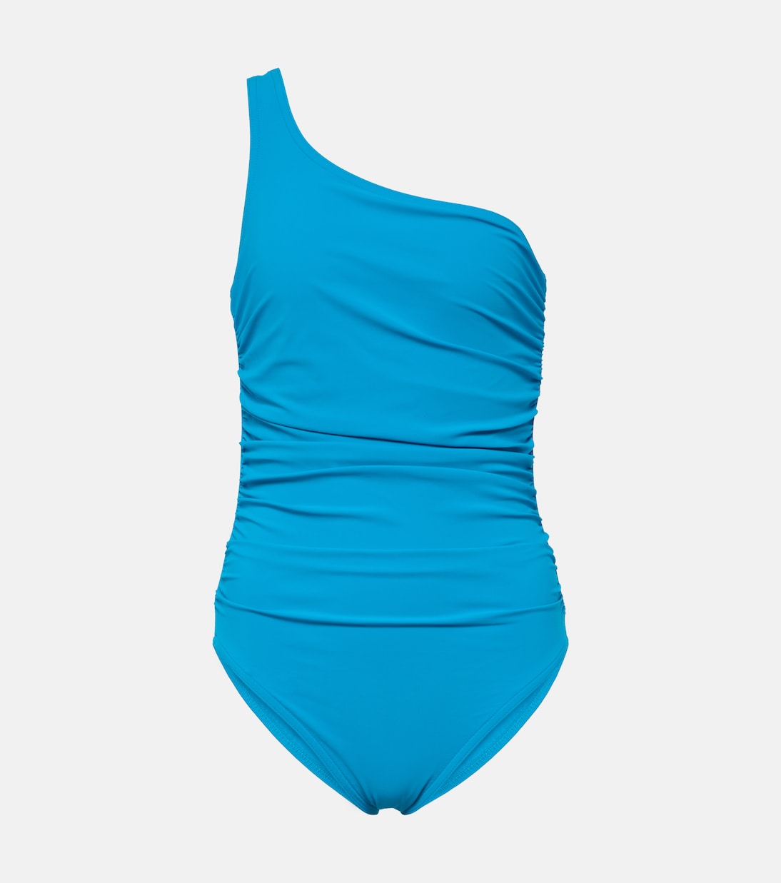 Basics one-shoulder ruched swimsuit | Karla Colletto
