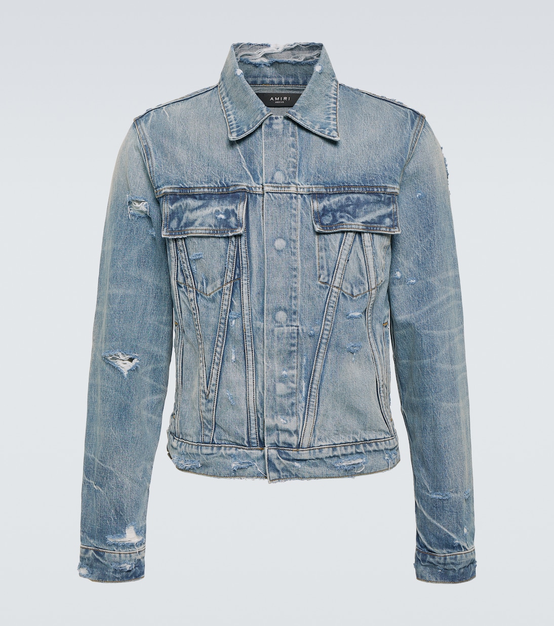 Distressed denim jacket | Amiri